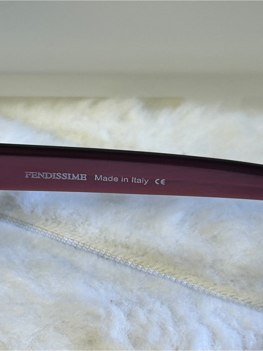 Fendissme RARE 1980/90 Women's Metallic Pink Cat-Eye Sunglasses - Picture 2 of 7